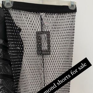 Diamond Shorts never worn one size only